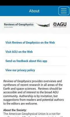 Play Reviews of Geophysics