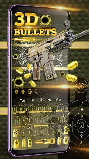 Play Revolver Bullet 3D Keyboard