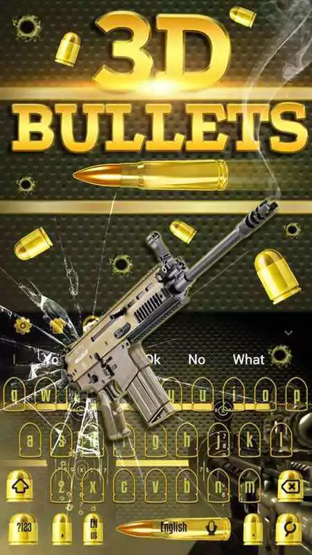 Play Revolver Bullet 3D Keyboard