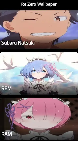 Play Re Wallpapers Zero Characters  and enjoy Re Wallpapers Zero Characters with UptoPlay