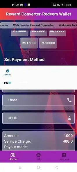 Play Reward Converter-Redeem Wallet as an online game online Reward Converter-Redeem Wallet with UptoPlay Play Reward Converter-Redeem Wallet as an online game Reward Converter-Redeem Wallet with UptoPlay