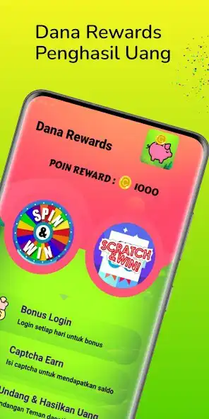 Play Reward Dana - Penghasil Uang as an online game Reward Dana - Penghasil Uang with UptoPlay