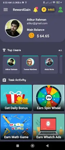 Play RewardGain Earn Real Cash  and enjoy RewardGain Earn Real Cash with UptoPlay