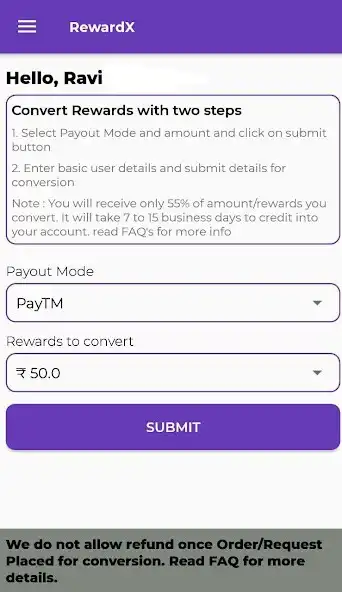 Play RewardX Redeem-Convert Rewards  and enjoy RewardX Redeem-Convert Rewards with UptoPlay