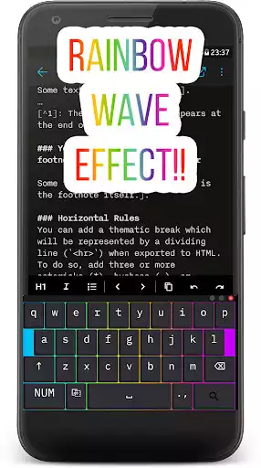 Play RGB Animated Backlit Mechanical Keyboard + Emojis