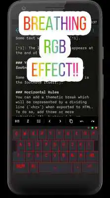 Play RGB Animated Backlit Mechanical Keyboard + Emojis