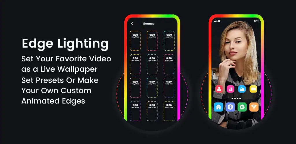 Play RGB Border: Edge lighting LED  and enjoy RGB Border: Edge lighting LED with UptoPlay