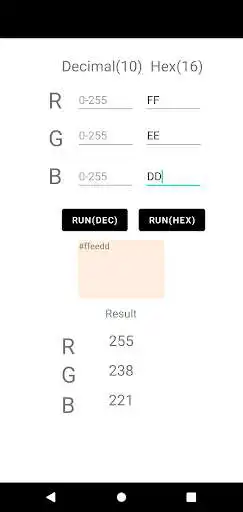 Play RGB HEX-DEC Converter  and enjoy RGB HEX-DEC Converter with UptoPlay