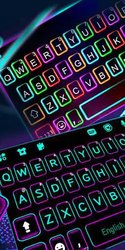 Play RGB Neon HD Keyboard Background  and enjoy RGB Neon HD Keyboard Background with UptoPlay