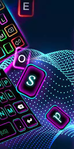 Play RGB Neon HD Keyboard Background as an online game RGB Neon HD Keyboard Background with UptoPlay