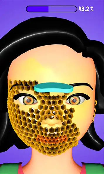 Play Rhinestone Makeup Removal Game as an online game Rhinestone Makeup Removal Game with UptoPlay