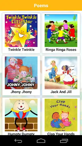 Play Rhymes For Kids as an online game Rhymes For Kids with UptoPlay