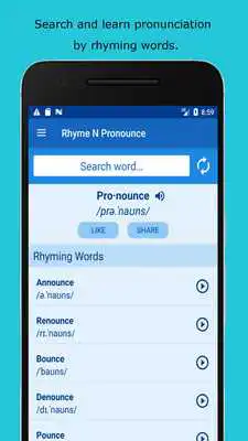 Play Rhyming Dictionary: American Pronunciation Play Rhyming Dictionary: American Pronunciation