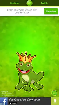 Play Ribbit German to English