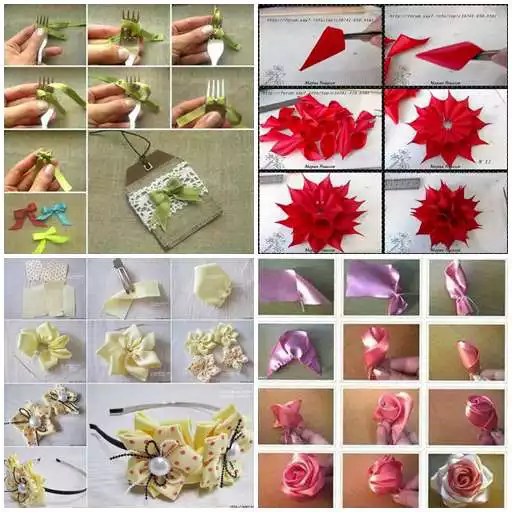 Free play online Ribbon Flower Creations APK