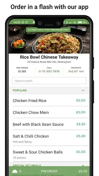 Play Rice Bowl Chinese Takeaway as an online game Rice Bowl Chinese Takeaway with UptoPlay