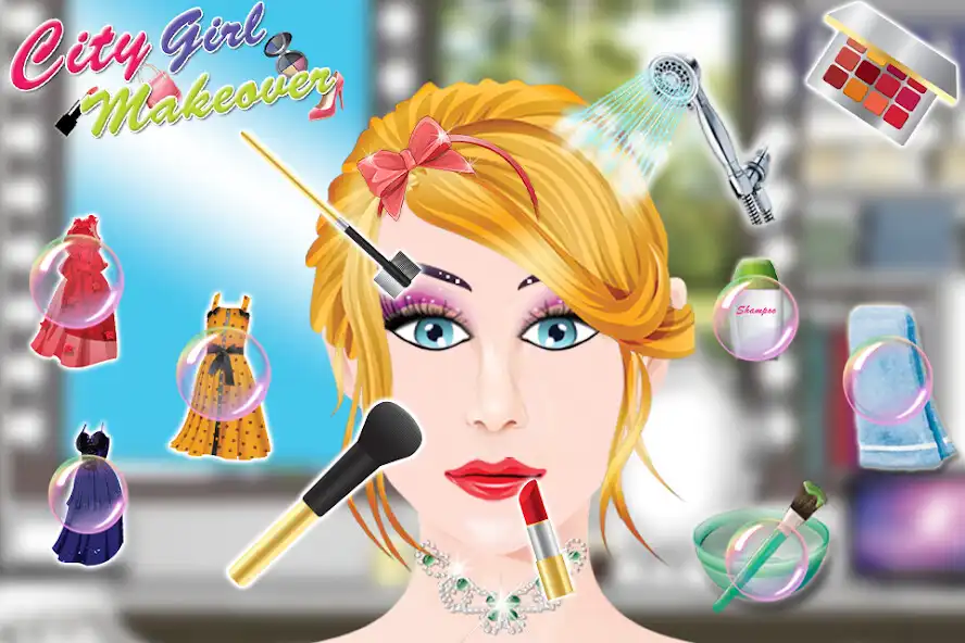 Play Rich Girls Fashion Makeover as an online game Rich Girls Fashion Makeover with UptoPlay