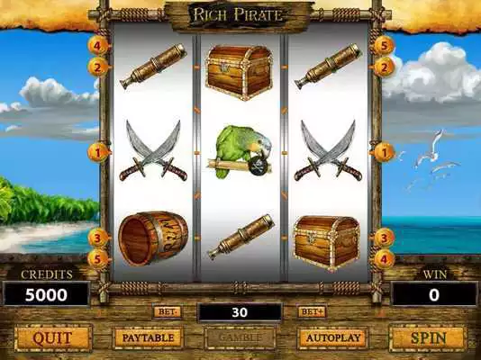 Play Rich Pirate Slot Machine