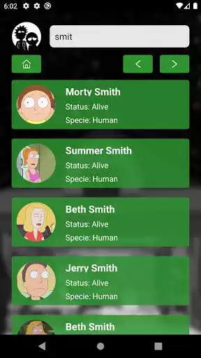 Play Rick And Morty Characters as an online game Rick And Morty Characters with UptoPlay