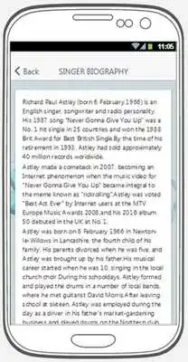 Play Rick Astley best songs lyrics. Play Rick Astley best songs lyrics.
