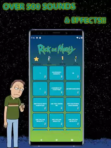 Play Rick n Morty Soundboard as an online game Rick n Morty Soundboard with UptoPlay