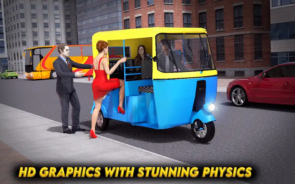 Play Rickshaw Driving - Auto Games as an online game Rickshaw Driving - Auto Games with UptoPlay