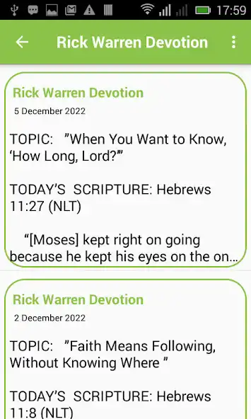 Play Rick Warren Daily Devotion  and enjoy Rick Warren Daily Devotion with UptoPlay
