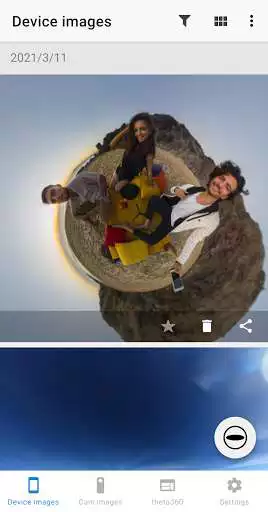 Play RICOH THETA as an online game RICOH THETA with UptoPlay