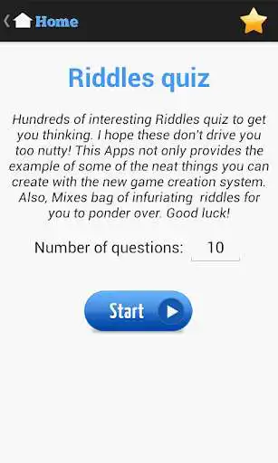 Play Riddle Quiz as an online game Riddle Quiz with UptoPlay