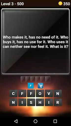 Play Riddles. Just riddles. as an online game online Riddles. Just riddles. with UptoPlay com.levelxcode.justriddles Play Riddles. Just riddles. as an online game Riddles. Just riddles. with UptoPlay