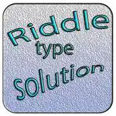 Free play online Riddle type solution APK