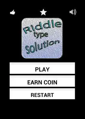 Play Riddle type solution