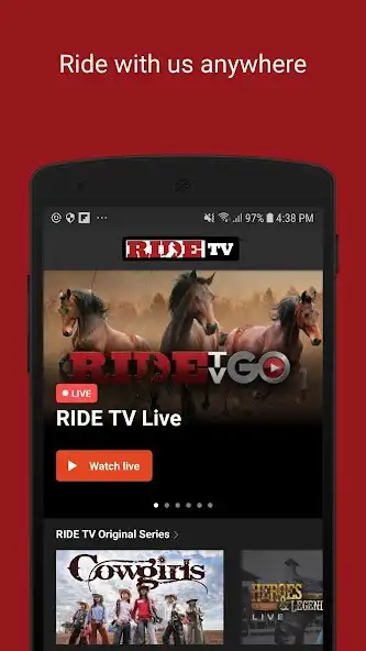 Play RIDE TV GO as an online game RIDE TV GO with UptoPlay