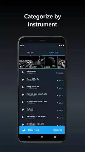 Play Riffit - Audio Recorder for Musicians as an online game Riffit - Audio Recorder for Musicians with UptoPlay