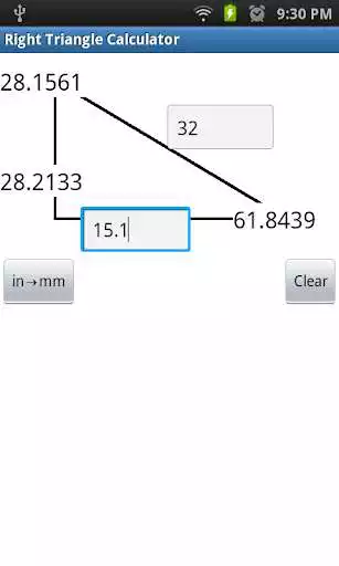 Play Right triangle calculator as an online game Right triangle calculator with UptoPlay