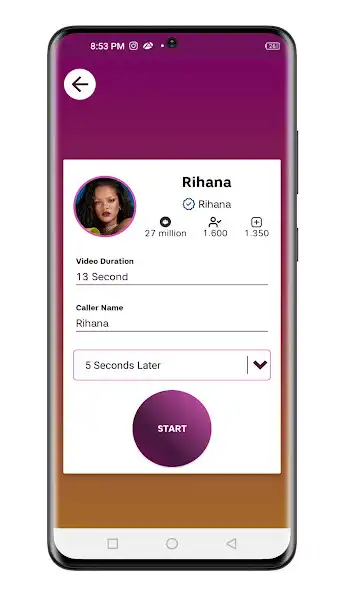 Play Rihana video call prank as an online game Rihana video call prank with UptoPlay