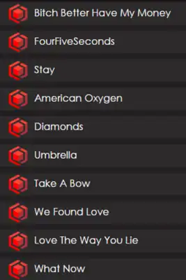 Play Rihanna at Box Lyrics