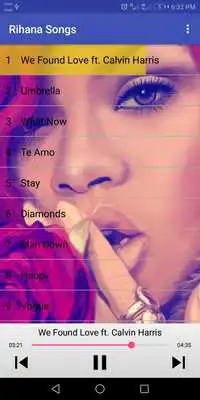 Play Rihanna Songs (without internet)