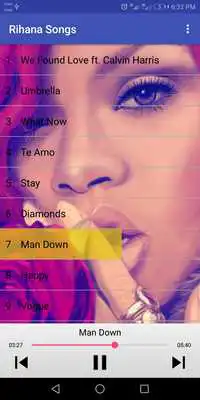 Play Rihanna Songs (without internet)