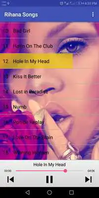 Play Rihanna Songs (without internet)