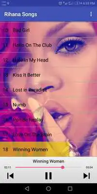 Play Rihanna Songs (without internet)