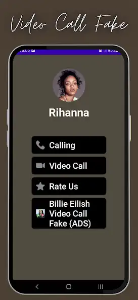 Play Rihanna Video Call Fake as an online game Rihanna Video Call Fake with UptoPlay