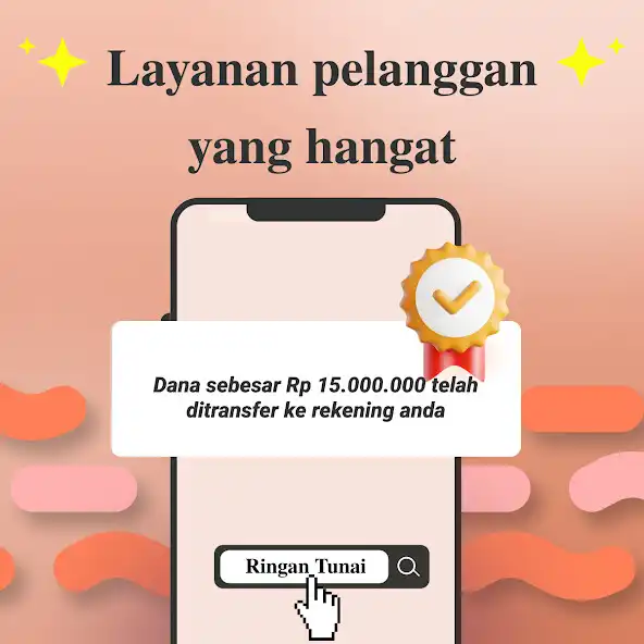 Play Ringan Tunai - 5 menit sampai as an online game Ringan Tunai - 5 menit sampai with UptoPlay