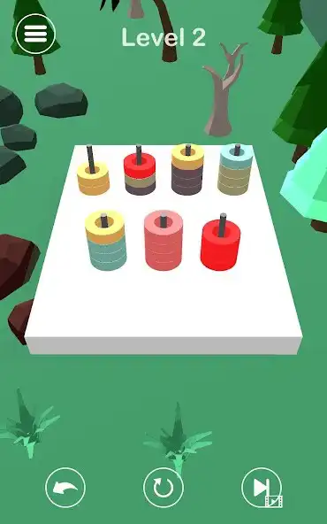 Play Ring Color Sort as an online game Ring Color Sort with UptoPlay