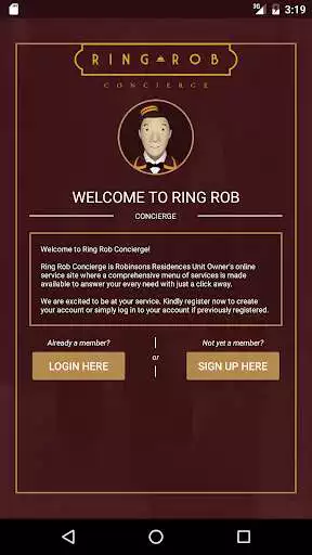 Play Ring Rob Concierge