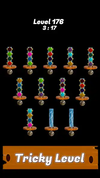 Play Ring Sort Puzzle Color Match as an online game Ring Sort Puzzle Color Match with UptoPlay