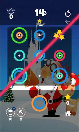 Play Rings Puzzle Santa Claus as an online game Rings Puzzle Santa Claus with UptoPlay