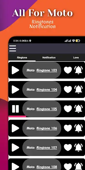 Play Ringtones and sms for Motorola  and enjoy Ringtones and sms for Motorola with UptoPlay