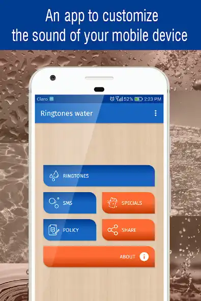 Play ringtones water for phone  and enjoy ringtones water for phone with UptoPlay