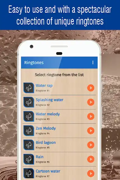 Play ringtones water for phone as an online game ringtones water for phone with UptoPlay